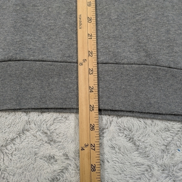 Nike Sweatshirt Women's M Gray Red Blue Colorblock Crew Fleece 80’s Retro - Picture 5 of 7